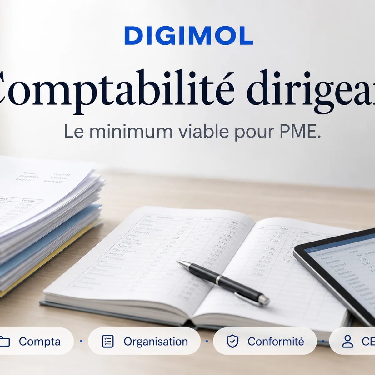 Comptabilité dirigeant : système minimum viable pour PME