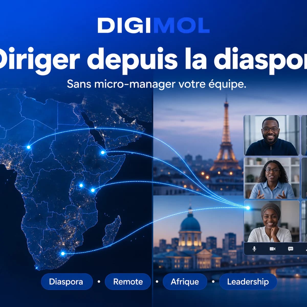 Diriger une équipe en Afrique depuis la diaspora (sans micro-manager)