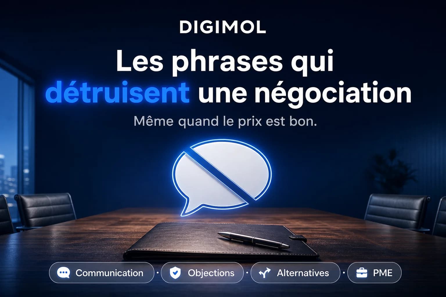 Les phrases qui détruisent une négociation (même quand le prix est bon)