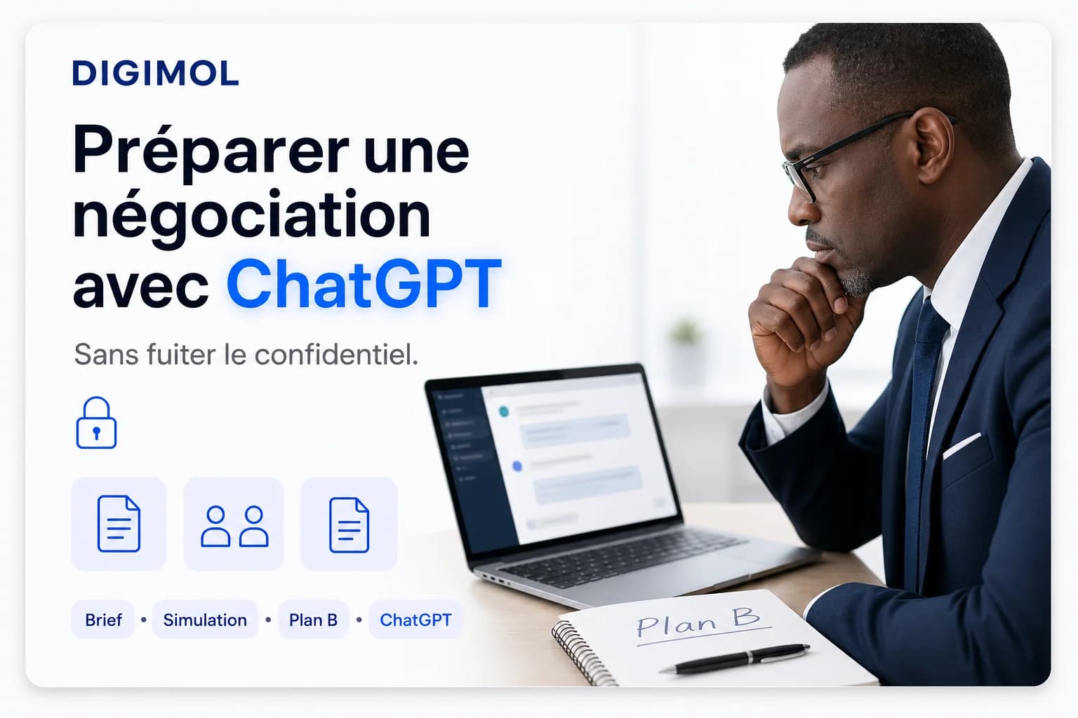 Comment préparer une négociation avec ChatGPT (sans fuiter le confidentiel)