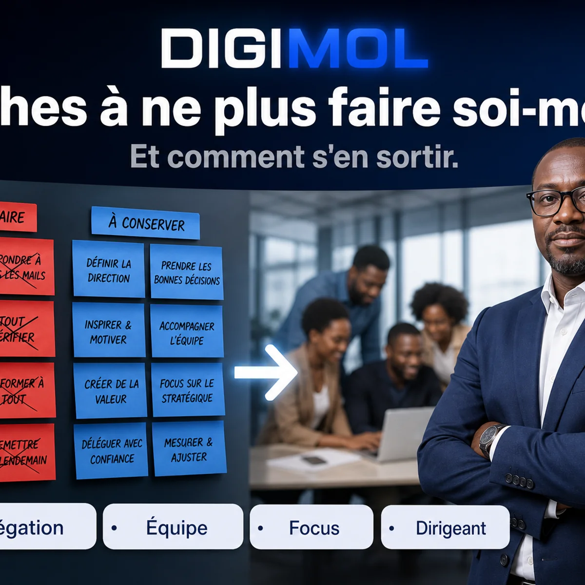 Les tâches qu’un dirigeant ne devrait plus faire lui-même (et comment s’en sortir)