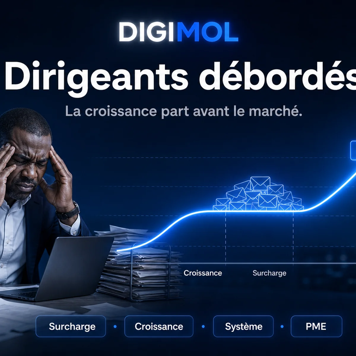 Pourquoi les dirigeants débordés perdent leur croissance (avant même le marché)