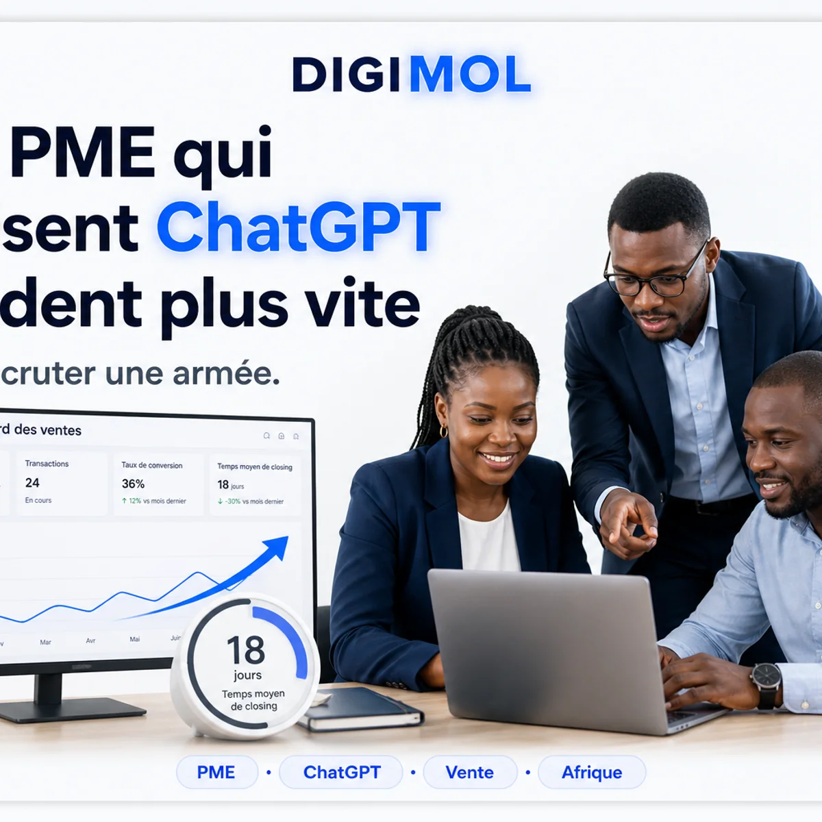 Les PME qui utilisent ChatGPT vendent plus vite (sans recruter une armée)