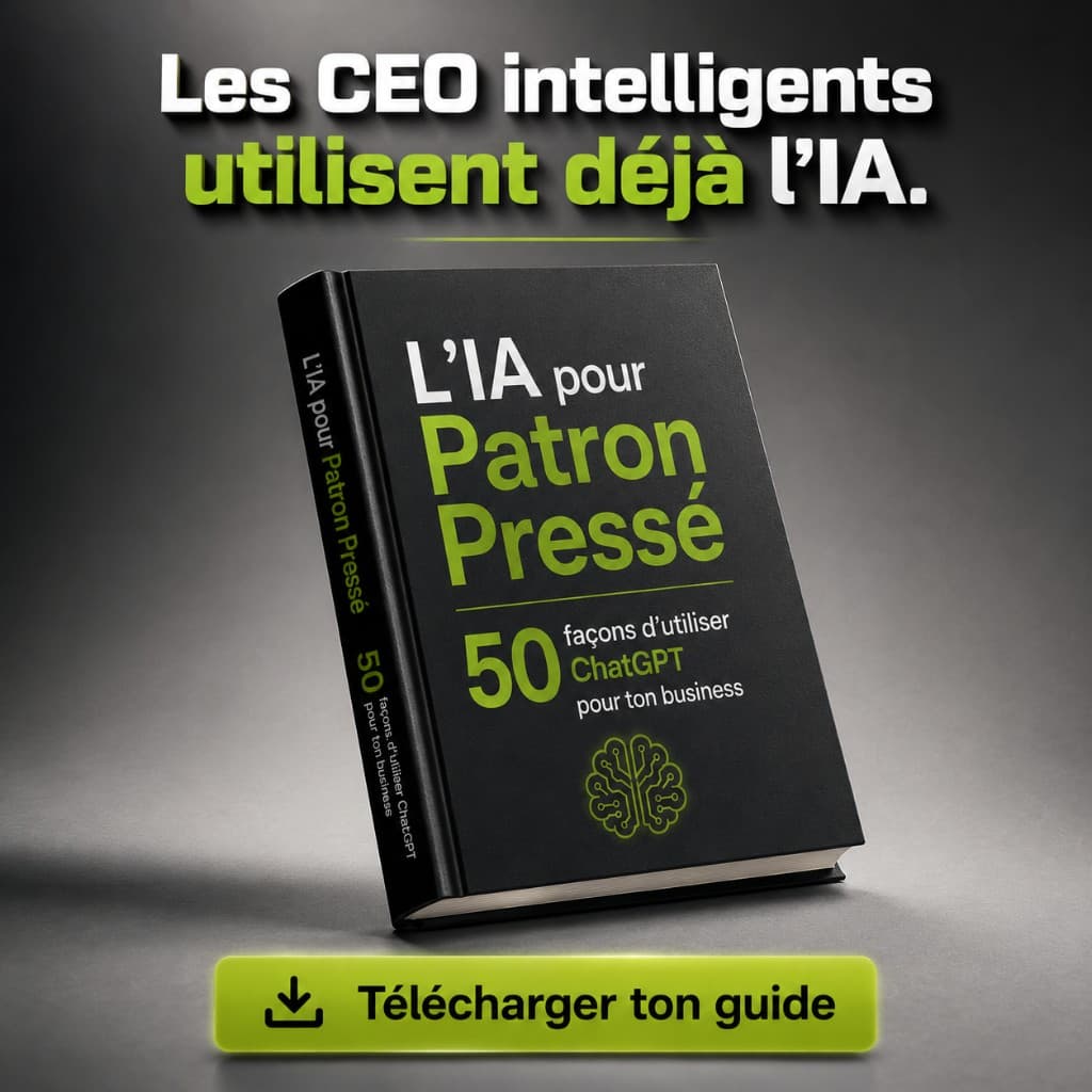 L’IA pour Patron Pressé — 50 façons concrètes d’utiliser ChatGPT pour ton business