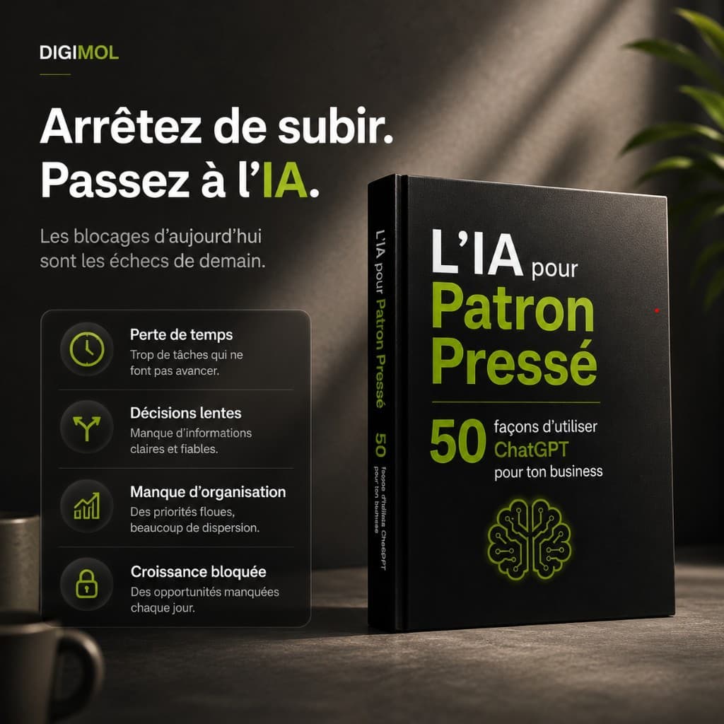 L’IA pour Patron Pressé — 50 façons concrètes d’utiliser ChatGPT pour ton business — aperçu